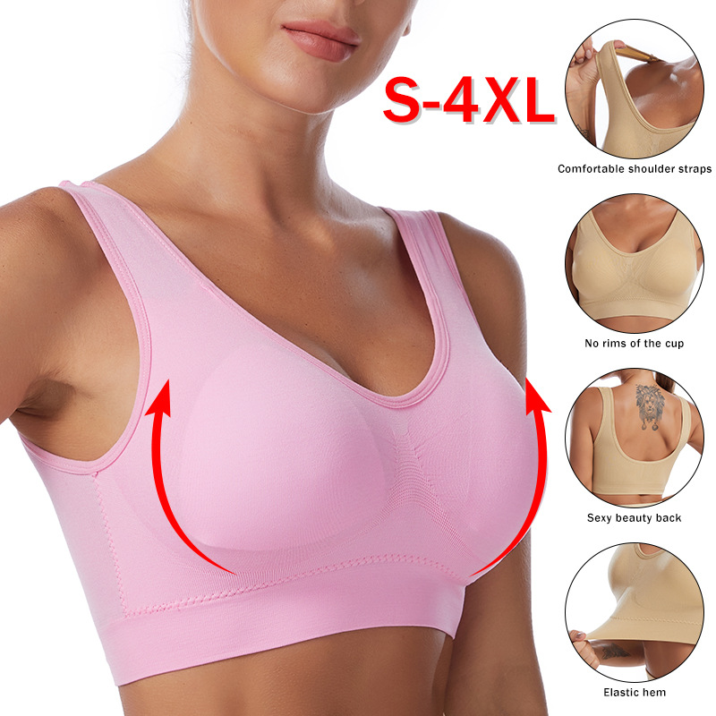 Underwire Bra Padded - Sexy Vrouwen Bh Plus Size Naadloze