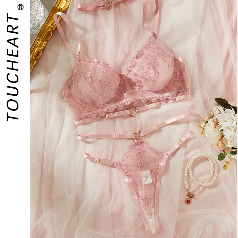 Sheer Mesh Bra - Toucheart Sexy Lingerie Comfortabele Ultradunne Sexy
