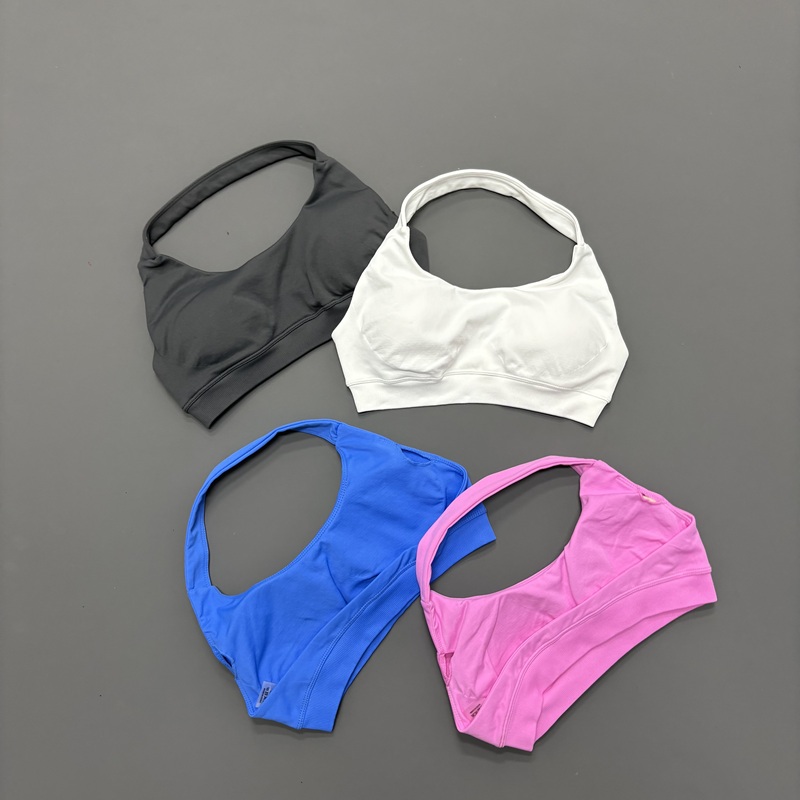 T Shirt Bra Seamless - HISTELLO Naadloze sportbeha met halterhals, dames,