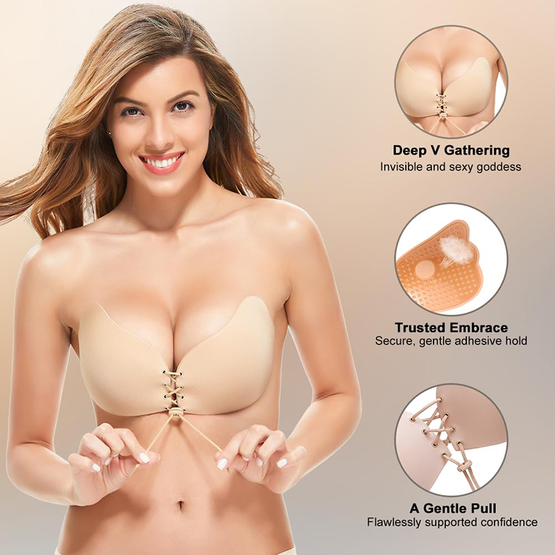 Strapless Bra Adhesive - 1/2 Pairs Vrouwen Zomer Backless Strapless