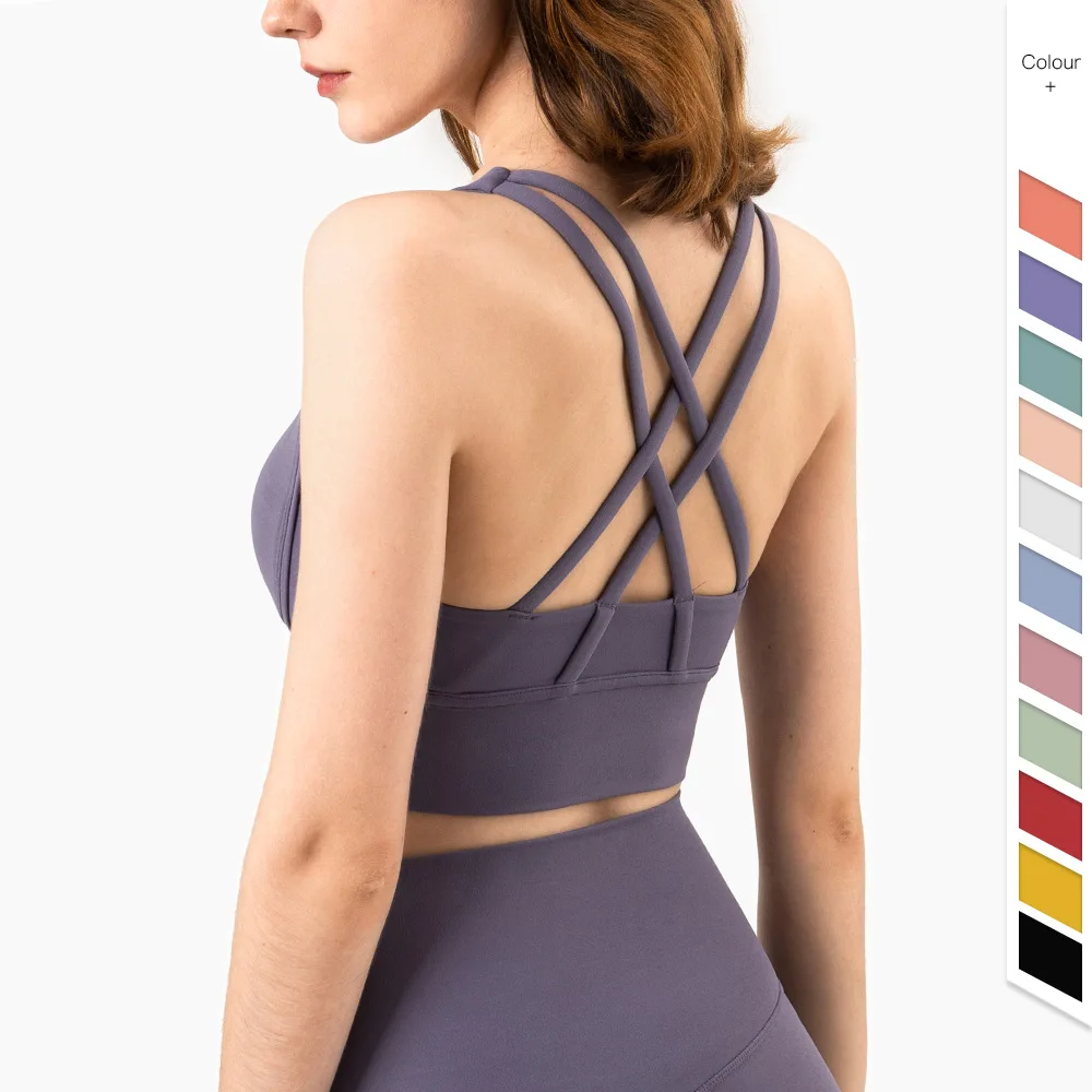 Sports Bra Racerback - Zomer Mode Cross Back Vrouwen Sport