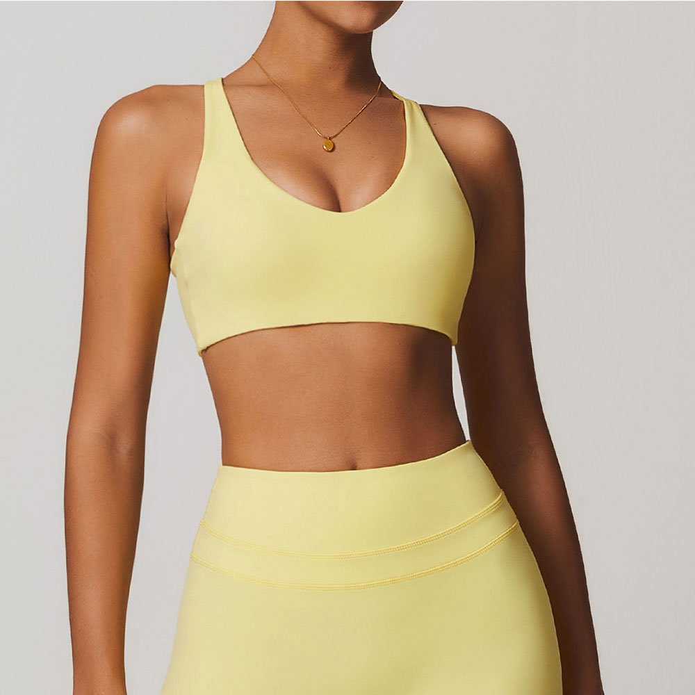 Plunge Bra Push Up - Juren Sportbeha Vrouwen Fitness Bh Halter