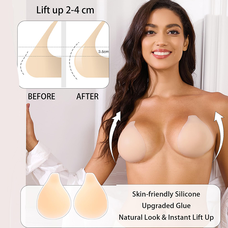 1/2 Pairs Vrouwen Kleverige Be - Strapless Bra Adhesive recensie en prijs