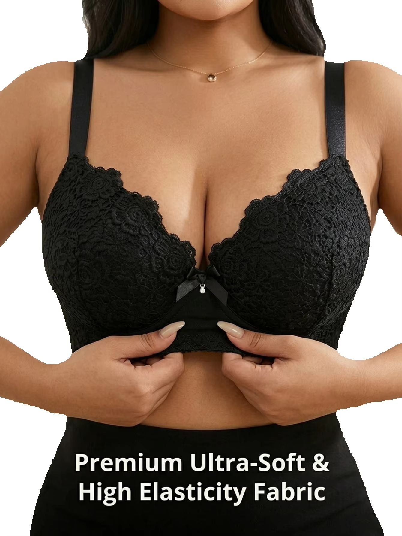 Plus size bh met bloemenprint, - Underwire Bra Padded recensie en prijs