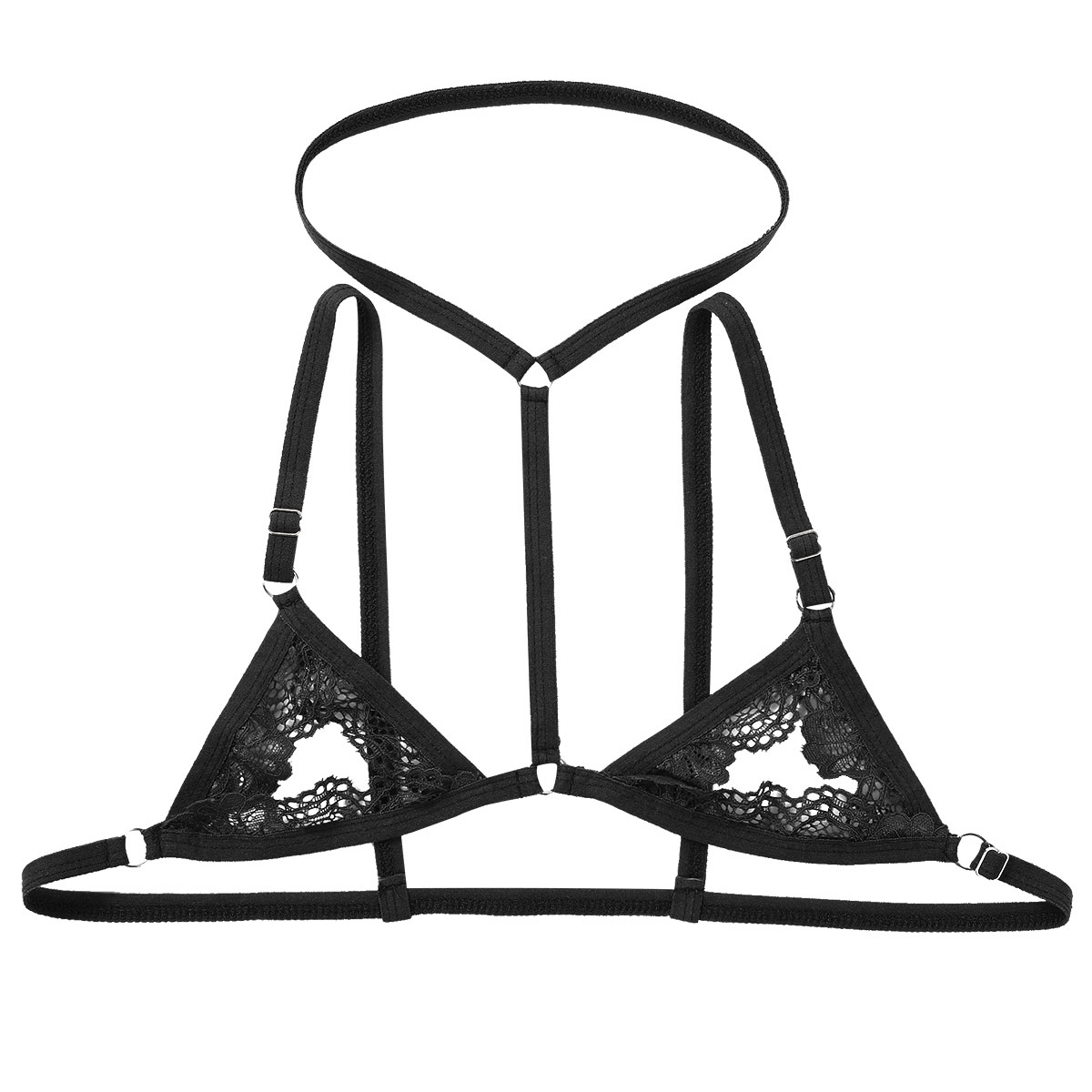 Sexy Mannen Harnas Erotische B - Sheer Bra Lace recensie en prijs