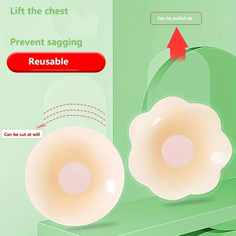 1 Paar Siliconen Tepel Cover L - Push Up Bra Silicone recensie en prijs