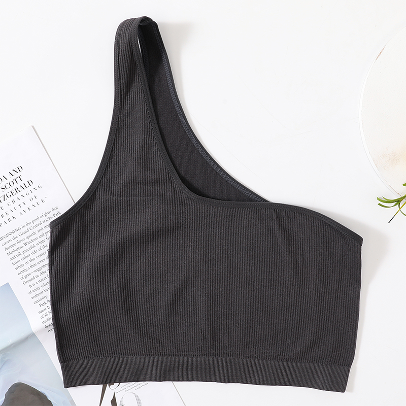 Een schouder tanktops vrouwen  - T Shirt Bra Seamless recensie en prijs