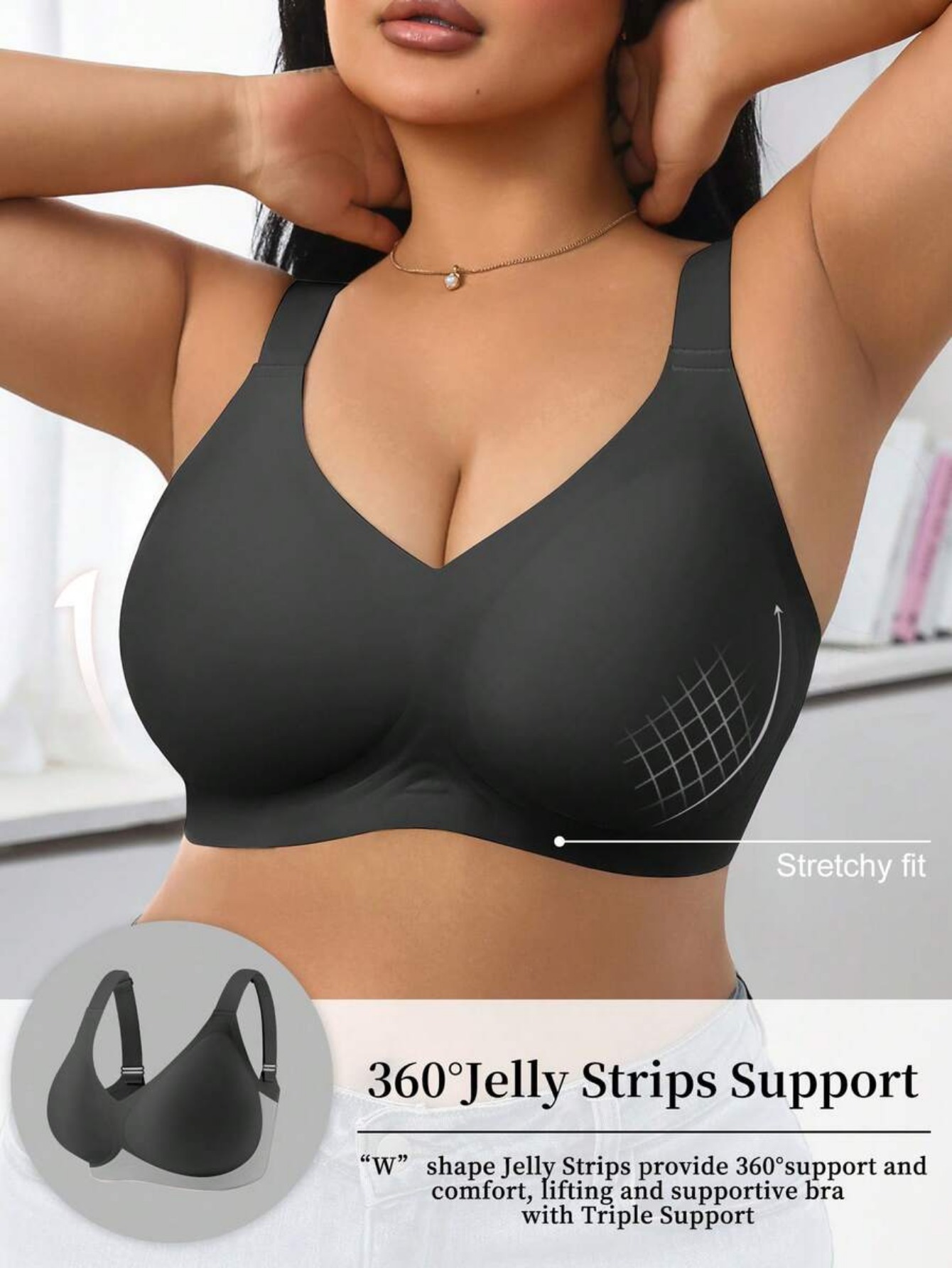 Sportbeha met hoge ondersteuni - Wirefree Bra Comfort recensie en prijs