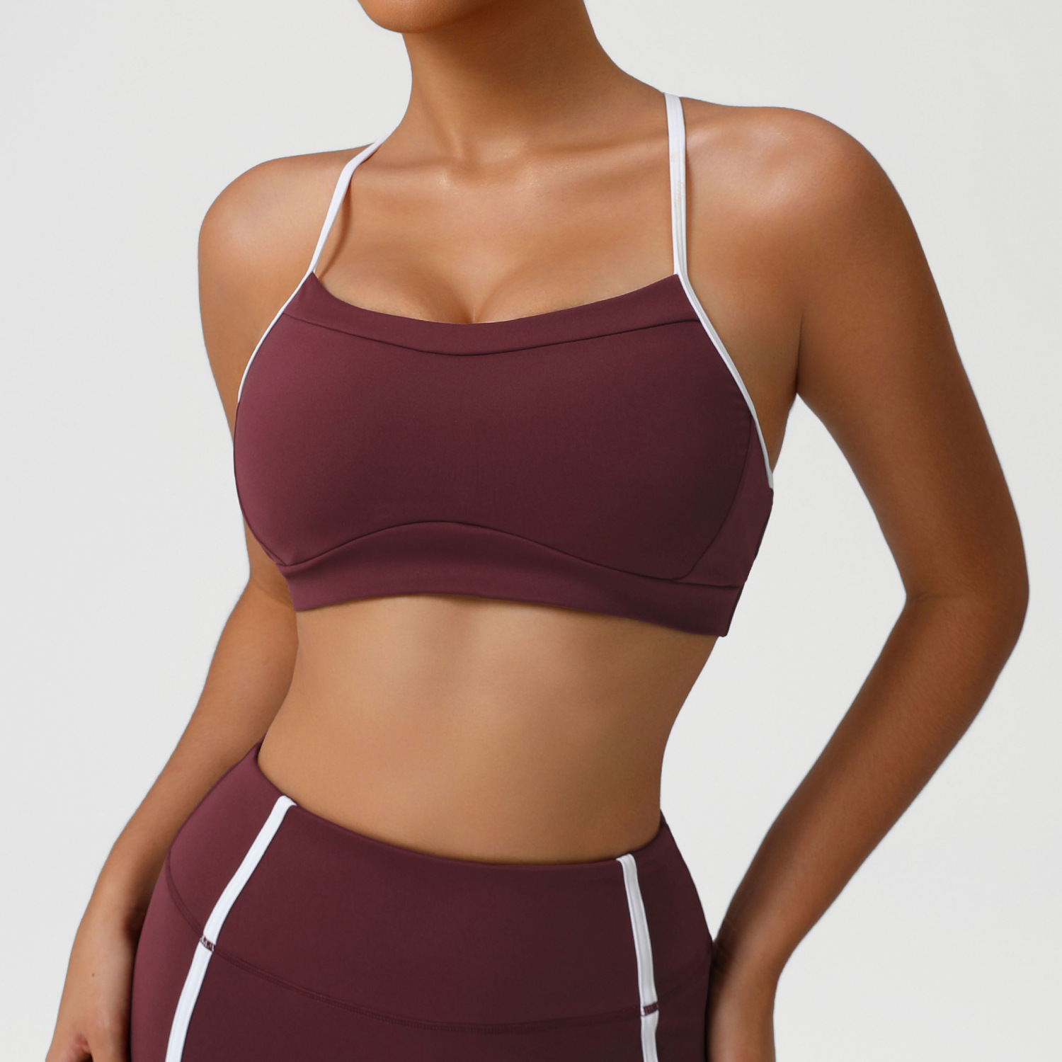 Rekbaar zacht sportondergoed D - Sports Bra Racerback recensie en prijs