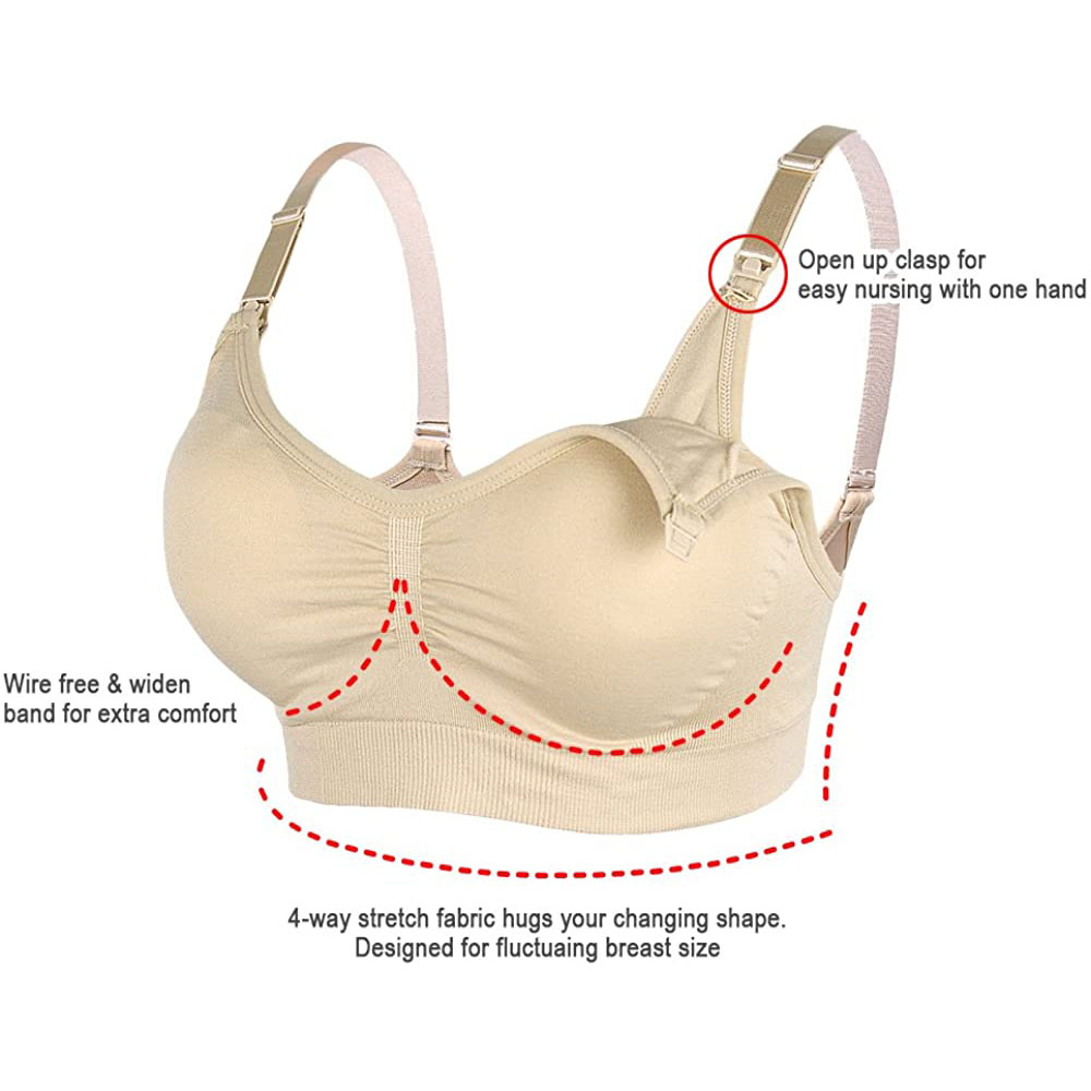 Dames moederschap voedingsbeha - Nursing Bra Clip recensie en prijs