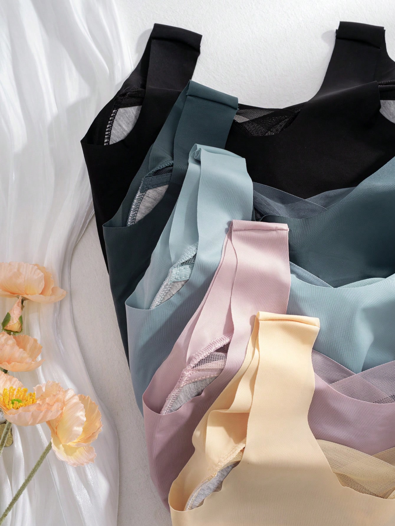 5 stuks dames naadloze ijszijd - Sleep Bra Bralette recensie en prijs