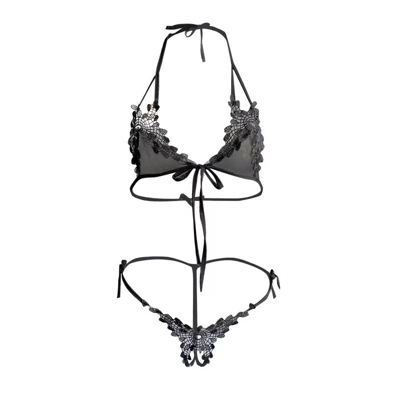 Hete sexy lingerie dames bodys - Lace Bralette Set recensie en prijs