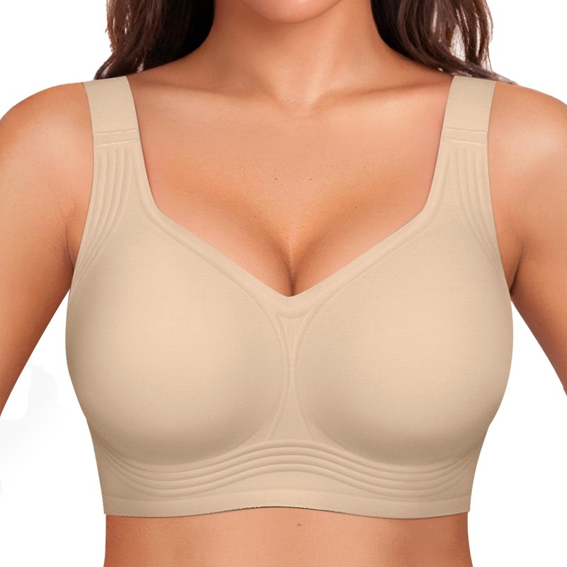 Plus Size Wireless Jelly BH Da - Plunge Bra Push Up recensie en prijs