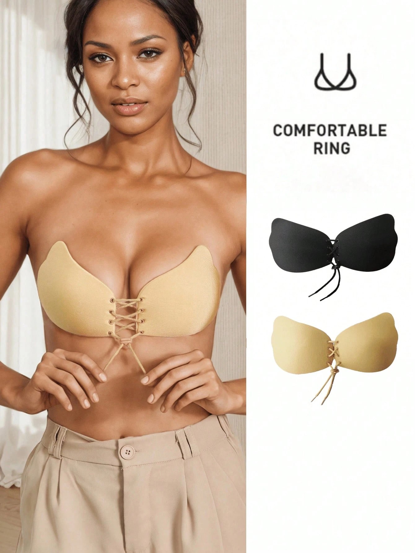 1-delige kleverige bh, straple - Backless Bra Sticky recensie en prijs