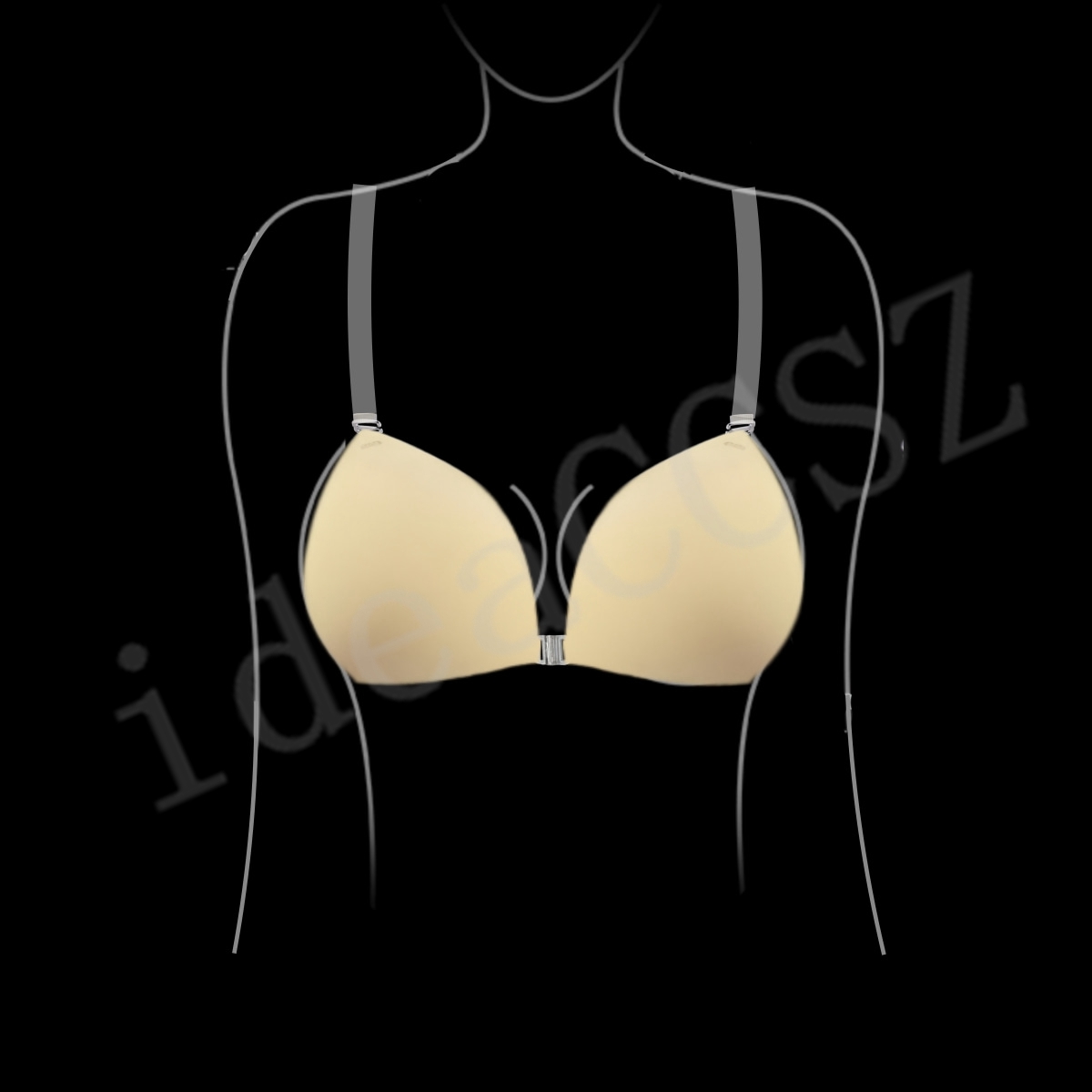 Kleverige beha voor vrouwen, r - Backless Bra Sticky recensie en prijs