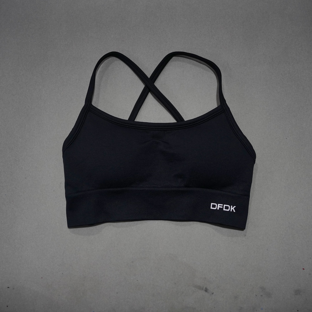 DFDK Geribbelde naadloze yoga- - Plunge Bra Push Up recensie en prijs
